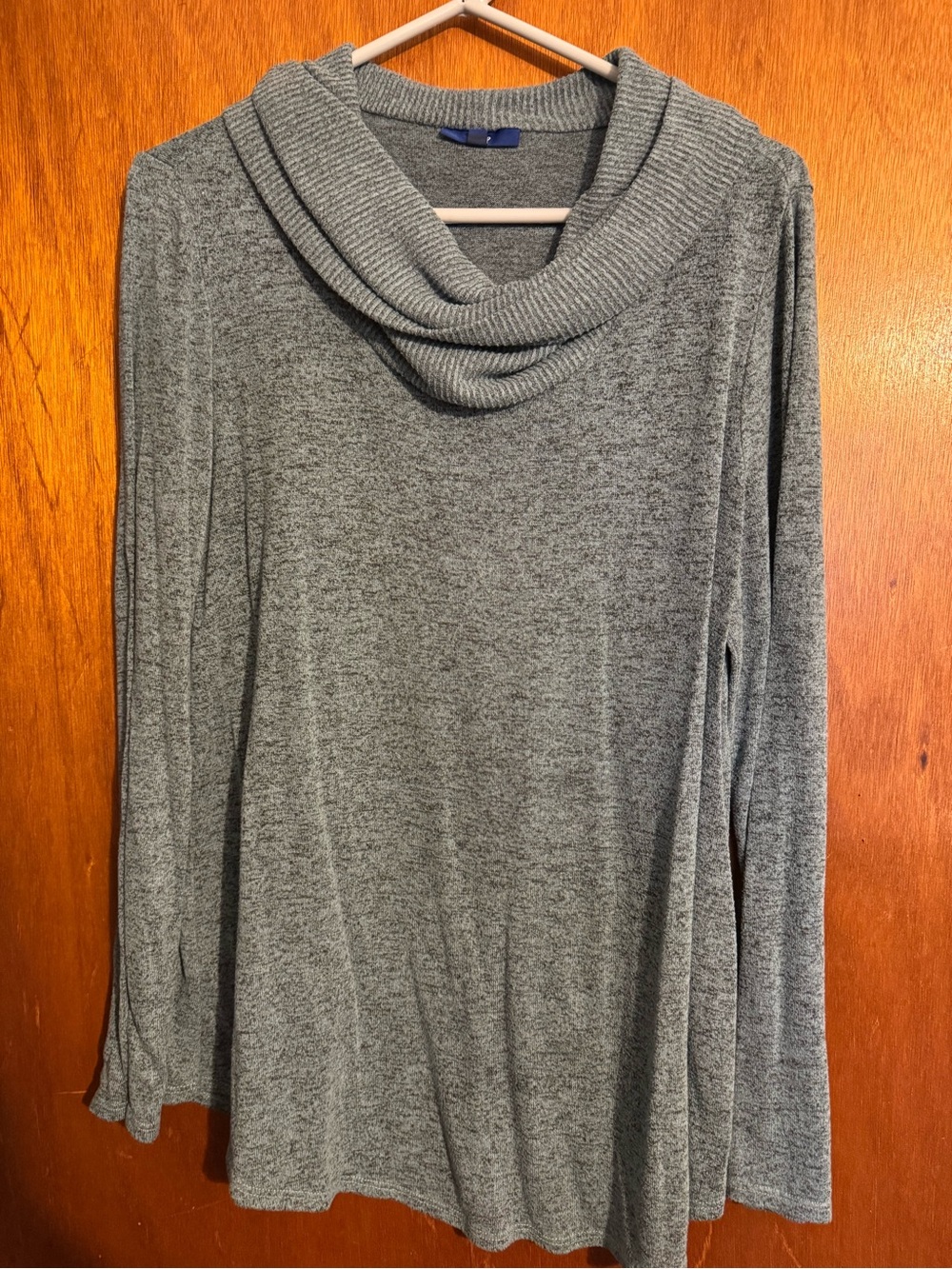 Apt. 9 Heather Gray Cowl Neck Sweater